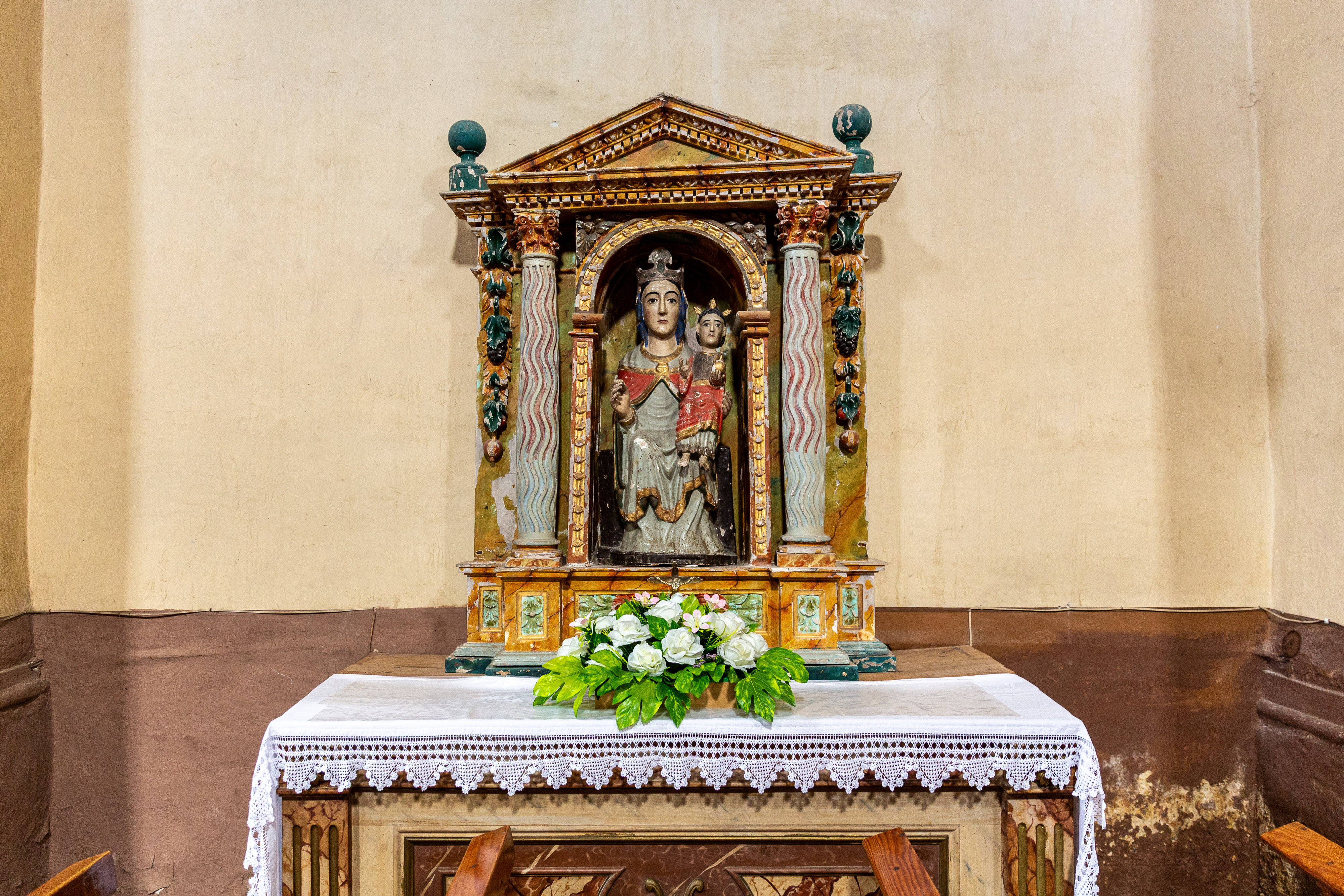 Talla de la Virgen de Zumadoya-Iglesia de San Saturnino